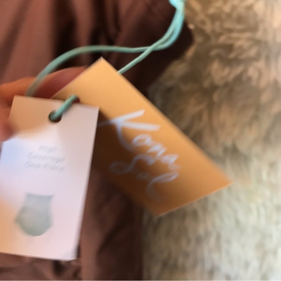 Kona Sol 1-Piece Swimsuit - Brown - NWT - S - Picture 7 of 10